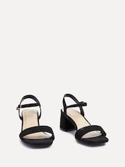 Linzi Black Darcie Low Chunky Block Heeled Sandals - Image 3 of 5