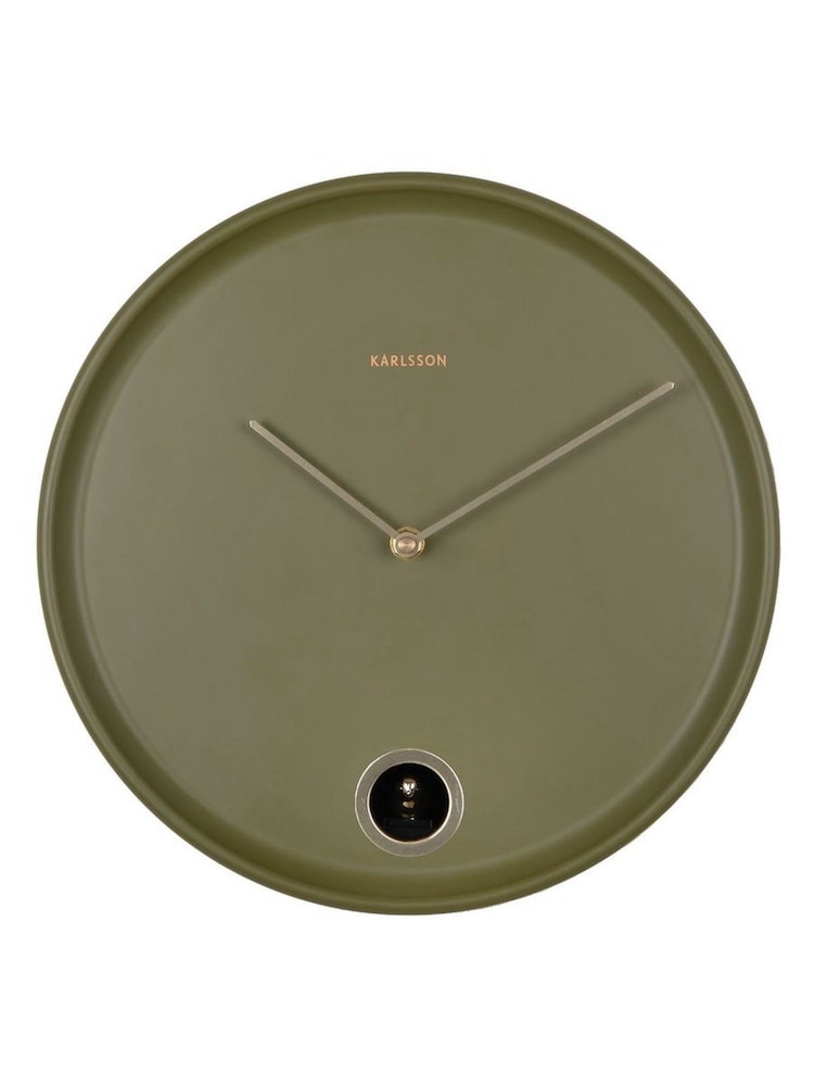 Karlsson Luxury Green Esencia Cuckoo Wall clock - Image 2 of 5 Karlsson Luxury Green Esencia Cuckoo Wall clock - Image 2 of 5