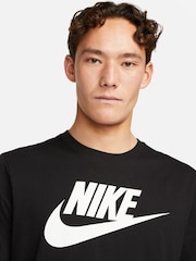 Черный - Футболка Nike Icon Futura - Изображение 3 из 9