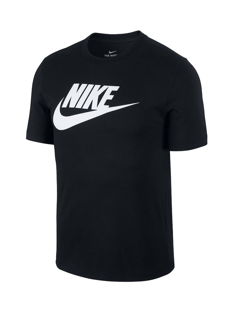 Buy Nike Black Icon Futura T-Shirt from the Next UK online shop