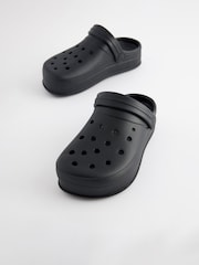 Black Chunky Clogs - Image 6 of 10