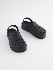 Black Chunky Clogs - Image 9 of 10