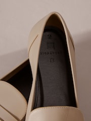 Bone Signature Leather Slim Sole Loafers - Image 6 of 6