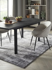 Grey Textured Border Rug - Image 1 of 6