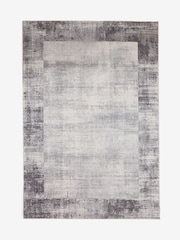 Grey Textured Border Rug - Image 6 of 6