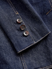 Rinse Blue Premium Denim Blazer - Image 10 of 10
