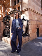 Rinse Blue Premium Denim Blazer - Image 2 of 10