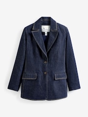 Rinse Blue Premium Denim Blazer - Image 6 of 10