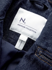 Rinse Blue Premium Denim Blazer - Image 7 of 10
