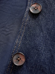 Rinse Blue Premium Denim Blazer - Image 9 of 10