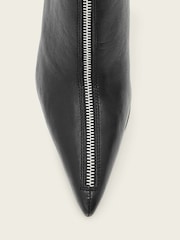 AllSaints Black Vera Zip Boots - Image 2 of 5