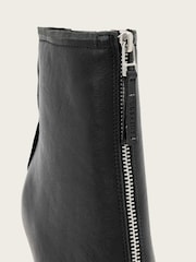 AllSaints Black Vera Zip Boots - Image 5 of 5