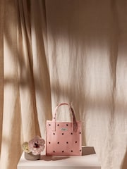 Cath Kidston Pink Ladybird Print Small Coated Bookbag - Image 1 of 6