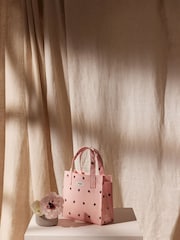 Cath Kidston Pink Ladybird Print Small Coated Bookbag - Image 2 of 6
