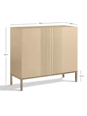Frank Olsen Natural Stone Iona Tall Sideboard - Image 5 of 7