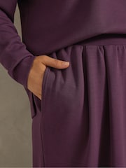 أرجواني - Evans Long Sleeve Top & Wide Leg Trousers - Image 4 of 6