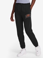 Nike Black Club Fleece Cuffed Joggers - Image 1 of 1