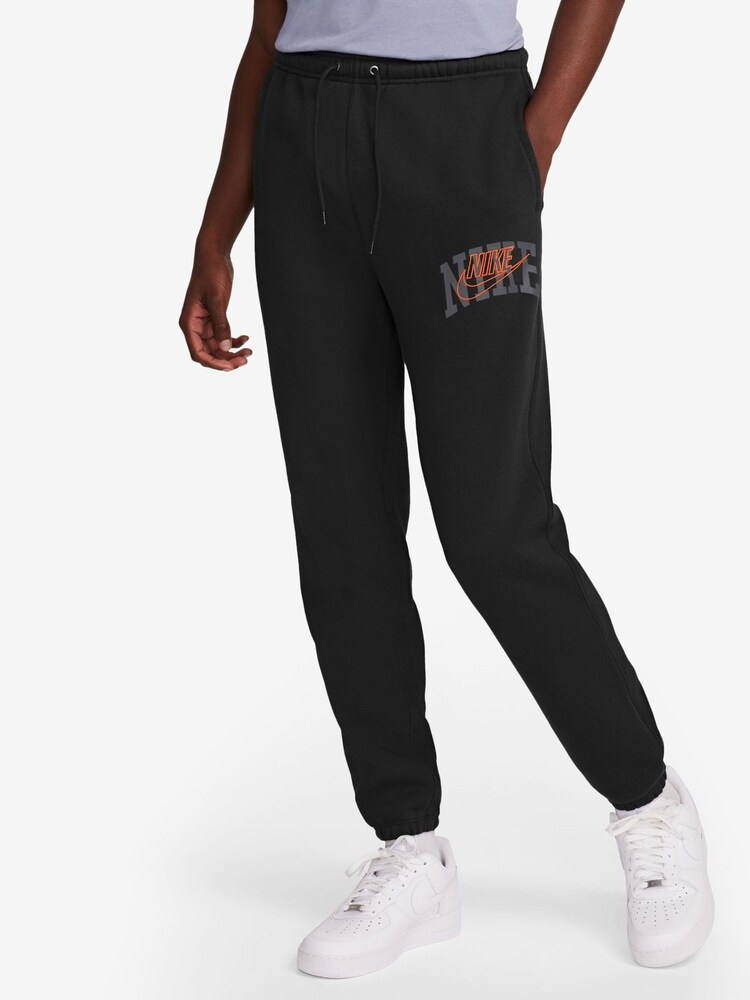 Nike Black Club Fleece Cuffed Joggers - Image 1 of 1