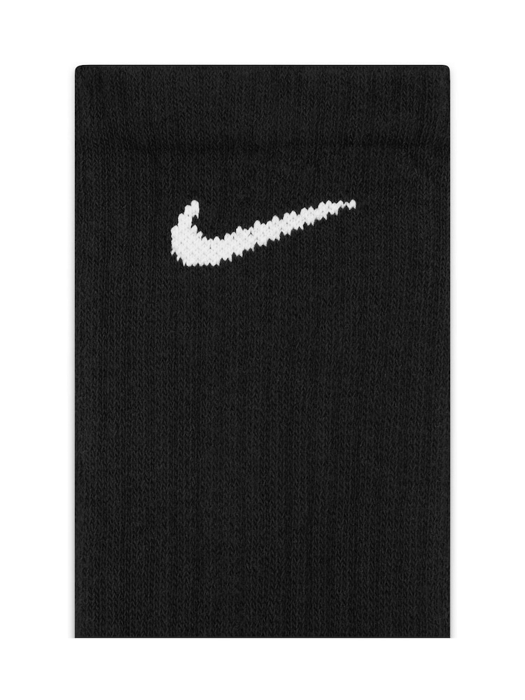 Svart - Crew - Nike Everyday dämpade strumpor 6 Paket - Bild 4 av 4