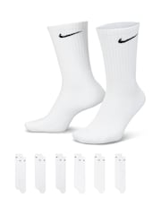 Biela - Crew - Vankúšikové ponožky Nike Everyday 6 pár. - Obrázok 1 z 9
