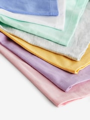 Multi Colour 100% Cotton Short Sleeve T-Shirts 7 Pack (3mths-7yrs) - Image 10 of 10