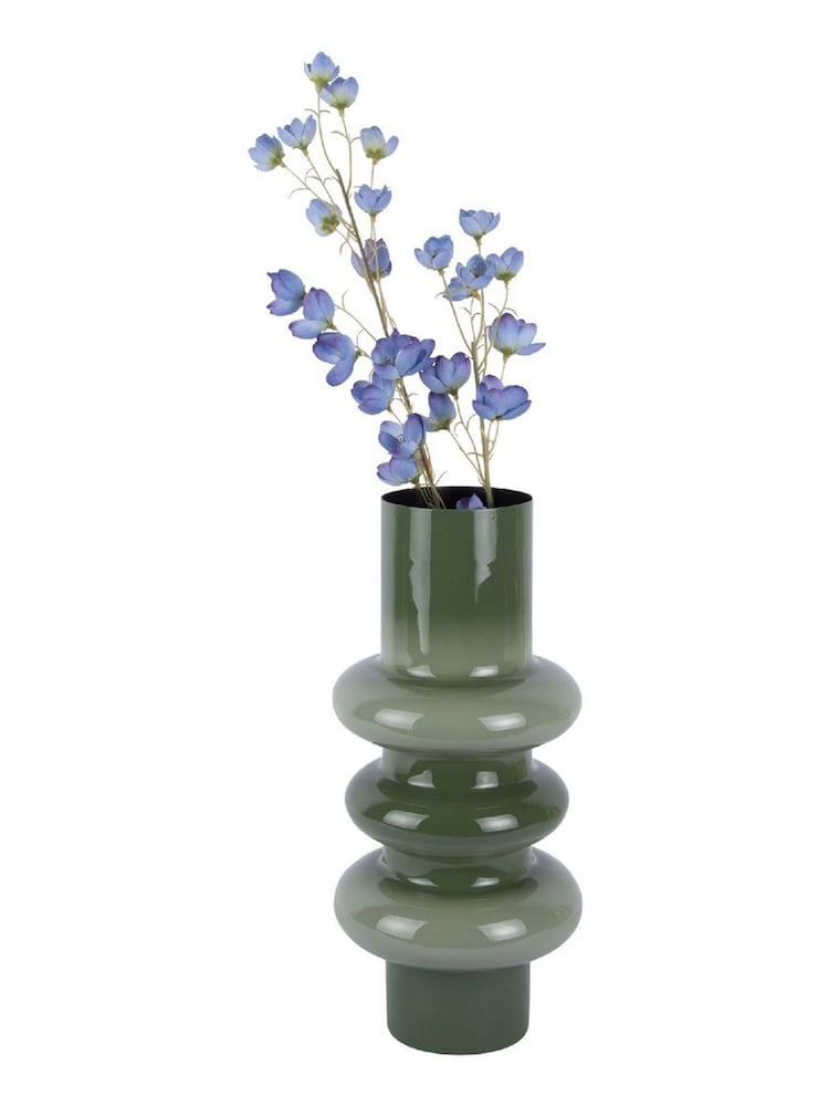 Present Time Jungle Green Grayed Jade Grato Medium Vase - Image 1 of 2 Present Time Jungle Green Grayed Jade Grato Medium Vase - Image 1 of 2