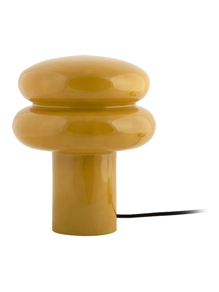 Leitmotiv Ochre Yellow Incesante Double Ring Table Lamp - Image 2 of 4