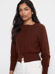 Mint Velvet Brown Ultimate Multitasker Midi Dress - Image 4 of 8