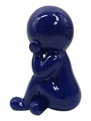 Present Time Cobalt Blue Amigo Dreaming Medium Statue - Image 2 of 4