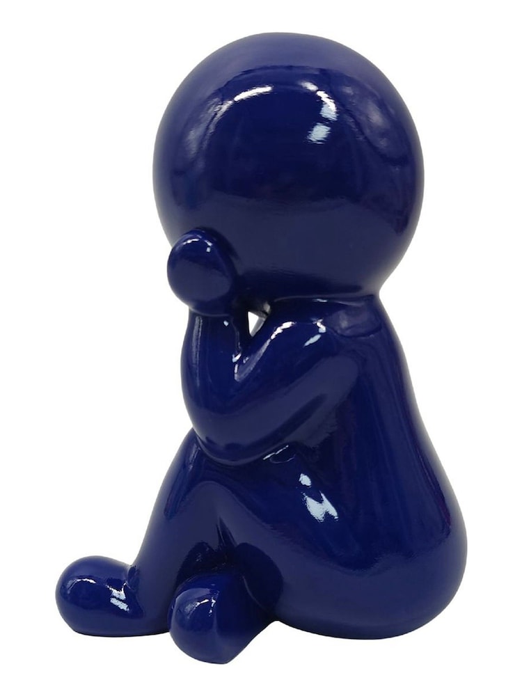 Present Time Cobalt Blue Amigo Dreaming Medium Statue - Image 2 of 4 Present Time Cobalt Blue Amigo Dreaming Medium Statue - Image 2 of 4