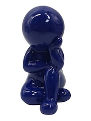 Present Time Cobalt Blue Amigo Dreaming Medium Statue - Image 3 of 4