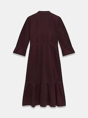 Mint Velvet Red Denim Midi Shirt Dress - Image 8 of 8