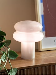 Leitmotiv Warm Grey Incesante Double Ring Table Lamp - Image 1 of 3