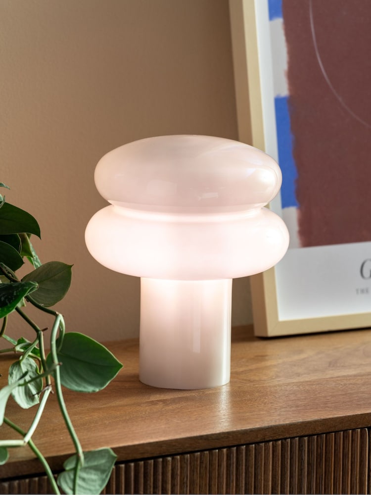 Leitmotiv Warm Grey Incesante Double Ring Table Lamp - Image 1 of 3
