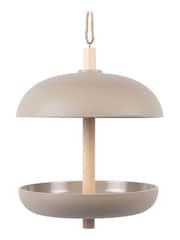 Present Time Warm Grey Unidad Bird Feeder - Image 1 of 1