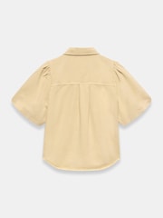 Mint Velvet Natural Denim Puff Sleeve Shirt - Image 8 of 8