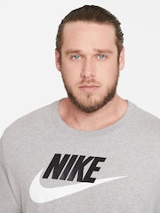 Nike Grey Icon Futura T-Shirt - Image 3 of 6