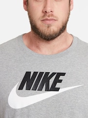 Nike Grey Icon Futura T-Shirt - Image 4 of 6