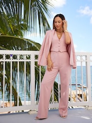 Myleene Klass Pink Tailored Trousers - Image 2 of 6