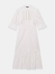 Vestido Midi de Pana de Terciopelo Menta - Imagen 6 de 7
