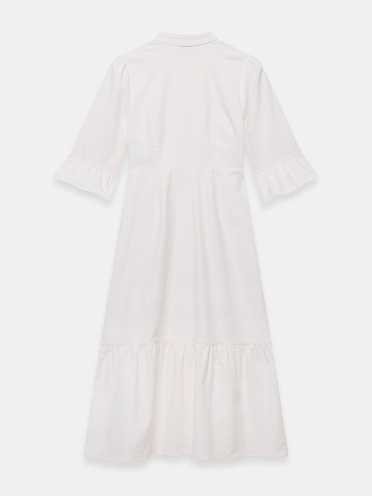 Vestido Midi de Pana de Terciopelo Menta - Imagen 7 de 7