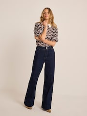 Mint Velvet Red Swan Print Shirt - Image 5 of 8