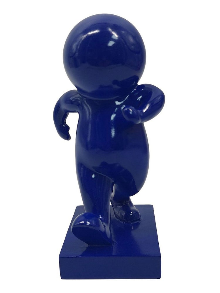 Present Time Cobalt Blue Amigo Walking Medium Statue - Image 1 of 3 Present Time Cobalt Blue Amigo Walking Medium Statue - Image 1 of 3