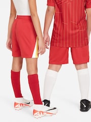 Nike Red Jr. Liverpool FC 24/25 Home Stadium Football Shorts - Image 5 of 8