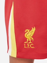 Nike Red Jr. Liverpool FC 24/25 Home Stadium Football Shorts - Image 7 of 8