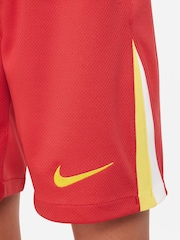Nike Red Jr. Liverpool FC 24/25 Home Stadium Football Shorts - Image 8 of 8