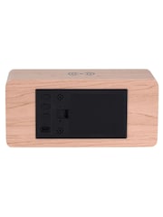 Karlsson Light wood Retro LED Alarm Clock - Image 5 of 5