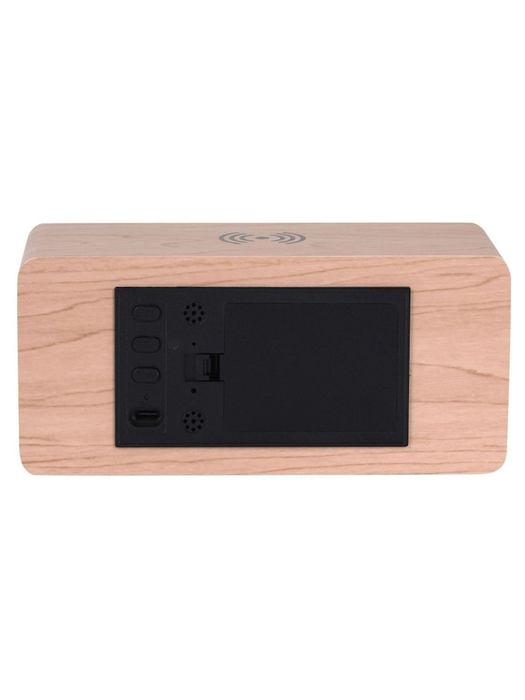 Karlsson Light wood Retro LED Alarm Clock - Image 5 of 5