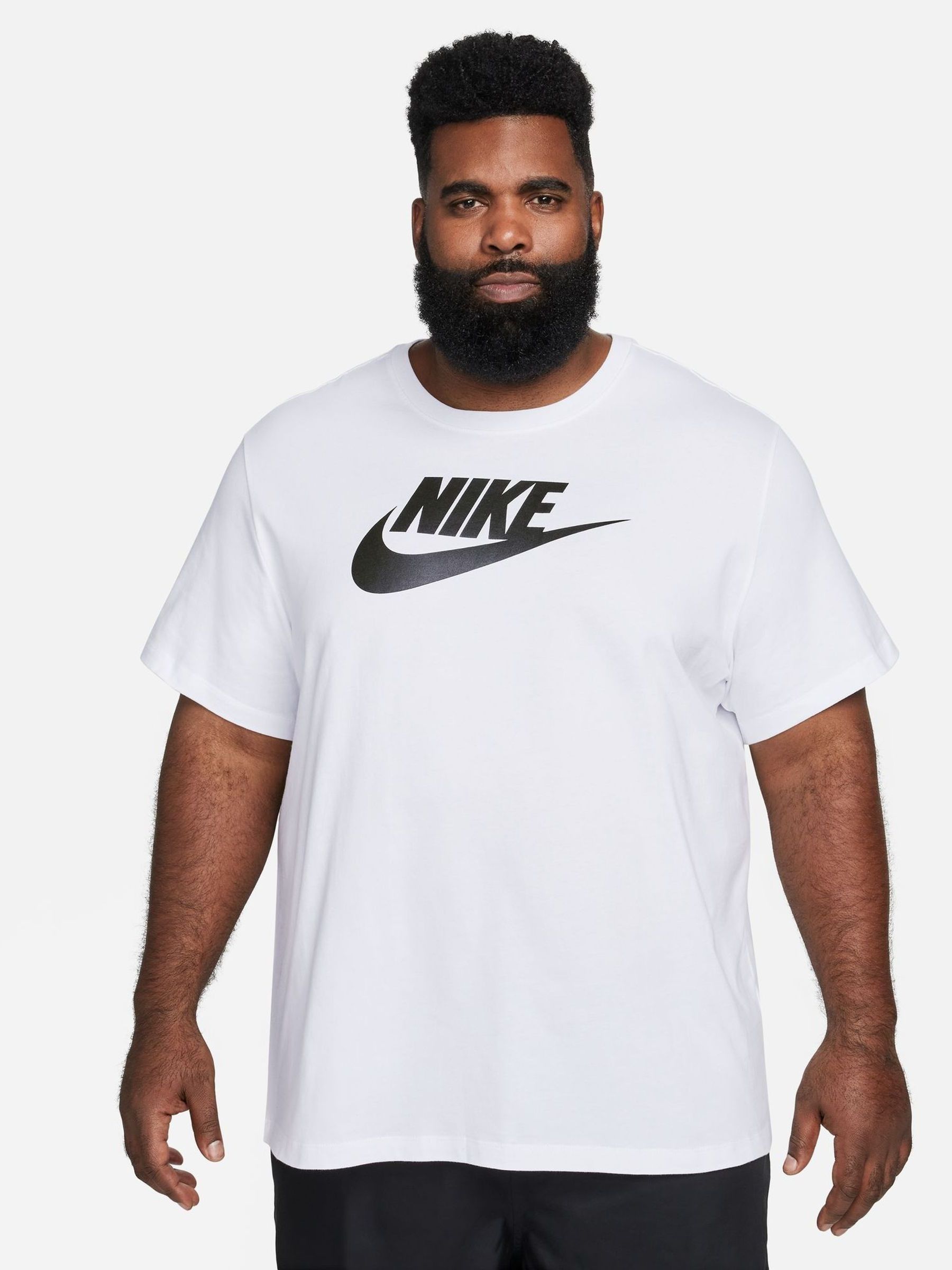 black and white nike shirt