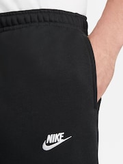Nike Black Club Cuffed Joggers - Image 10 of 16
